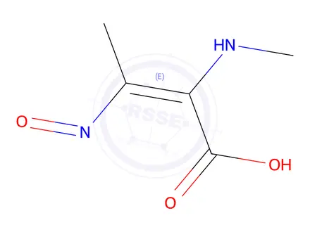 Chemical structure of Nitroso Methylamino Crotonic Acid