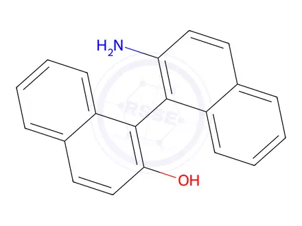 Chemical structure of 2-AMINO-2'-HYDROXY-1 1'-BINAPHTHALENE