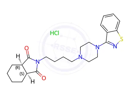 Chemical structure of Perospirone hydrochloride