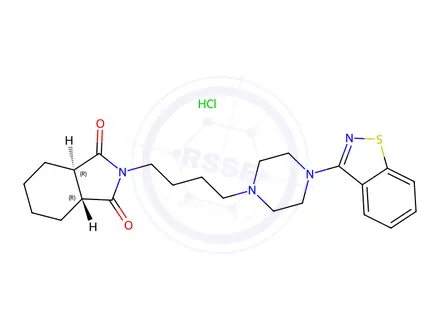 Chemical structure of Lurasidone Impurity 59 HCl