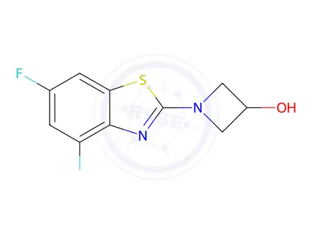 Chemical structure of 1-(4,6-difluorobenzo[d]thiazol-2-yl)azetidin-3-ol