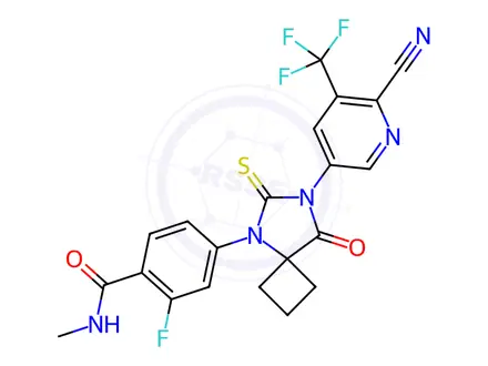 Chemical structure of Apalutamide