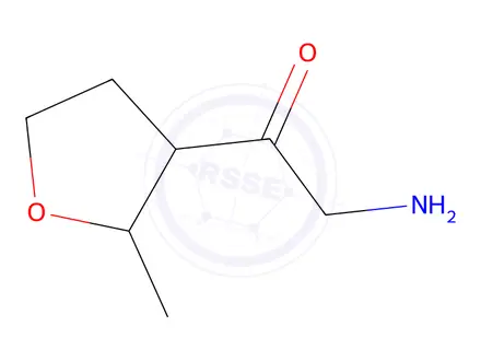 Chemical structure of 2-Amino-1-(2-methyltetrahydrofuran-3-yl)ethan-1-one