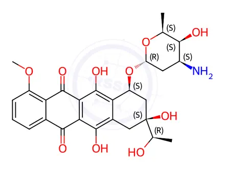 Chemical structure of Doxorubicin Impurity 62