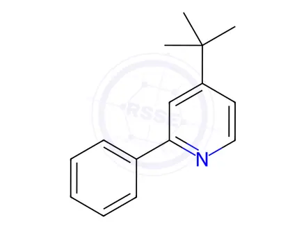 Chemical structure of 4-(tert-Butyl)-2-phenylpyridine