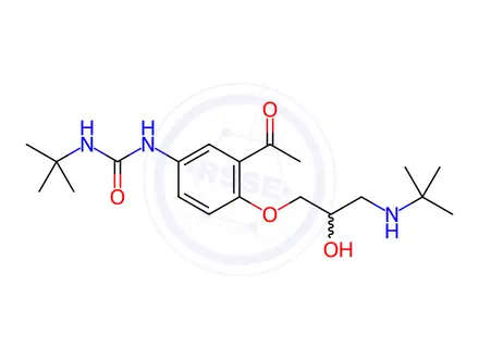 Chemical structure of Celiprolol Impurity 3 (Celiprolol EP Impurity C)