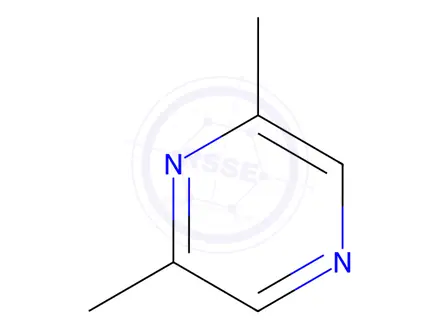 Chemical structure of 2,6-Dimethylpyrazine