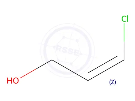 Chemical structure of cis-3-Chloroallyl Alcohol