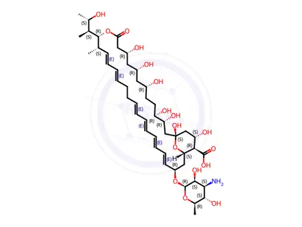Chemical structure of iso-Nystatin A1