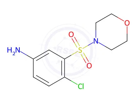 Chemical structure of 4-Chloro-3-(morpholine-4-sulfonyl)-phenylamine