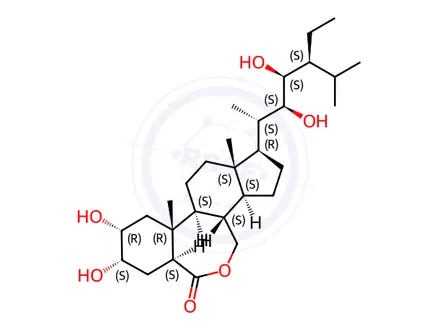 Chemical structure of (22S,23S)-Homobrassinolide