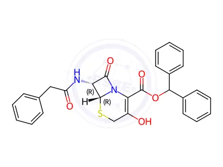 Chemical structure of 3-hydroxy cephalosporin