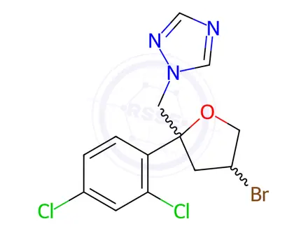 Chemical structure of Bromuconazole