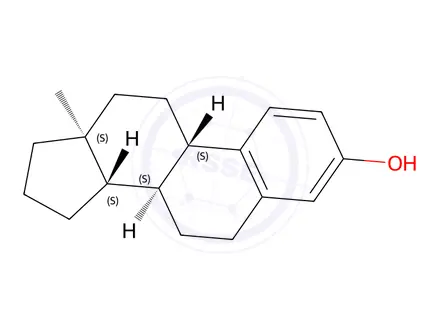 Chemical structure of Estradiol 17-Desoxy Impurity
