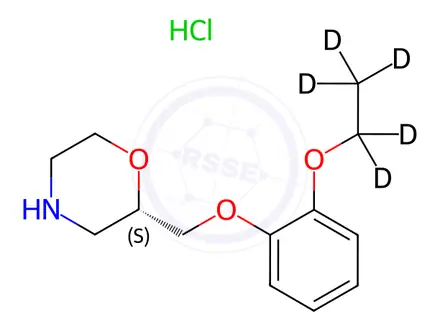 Chemical structure of (S)-Viloxazine D5 Hydrochloride