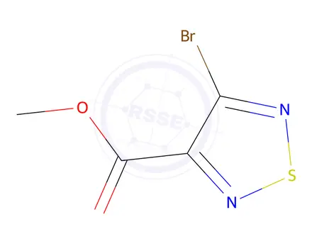 Chemical structure of Methyl 4-bromo-1,2,5-thiadiazole-3-carboxylate