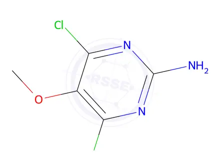 Chemical structure of 4,6-Dichloro-5-methoxypyrimidin-2-amine
