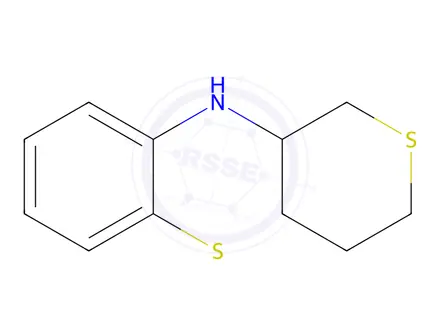Chemical structure of n-(2-(Methylthio)phenyl)tetrahydro-2h-thiopyran-3-amine
