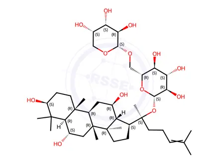 Chemical structure of Ginsenoside F3