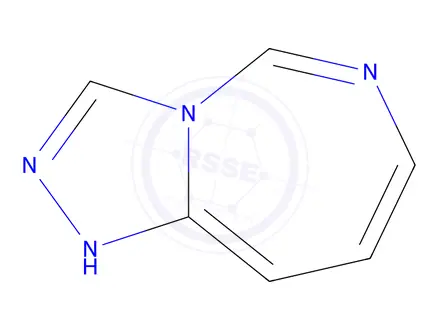Chemical structure of 1H-1,2,4-Triazolo[4,3-c][1,3]diazepine(9CI)