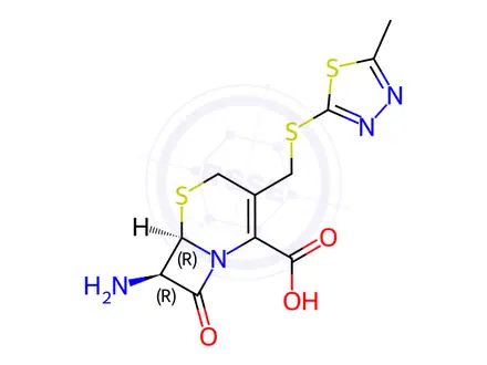Chemical structure of Cefazolin Impurity EP-A