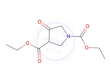 Chemical structure of 4-OXO-PYRROLIDINE-1,3-DICARBOXYLIC ACID DIETHYL ESTER