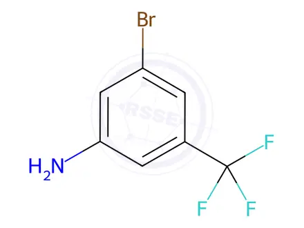 Chemical structure of 3-Amino-5-bromobenzotrifluoride