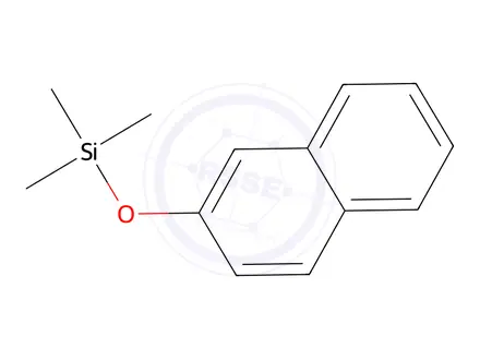 Chemical structure of 2-[(Trimethylsilyl)oxy]naphthalene