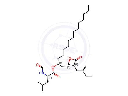 Chemical structure of Orlistat Impurity 30