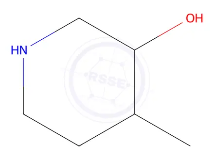 Chemical structure of 4-methylpiperidin-3-ol