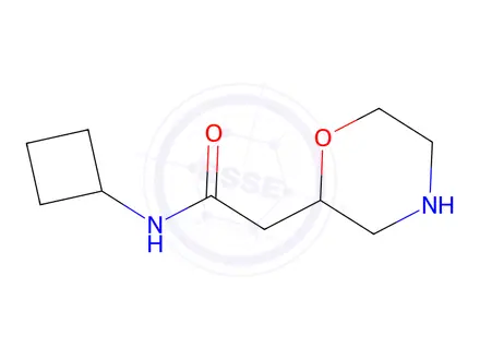 Chemical structure of n-Cyclobutyl-2-(morpholin-2-yl)acetamide