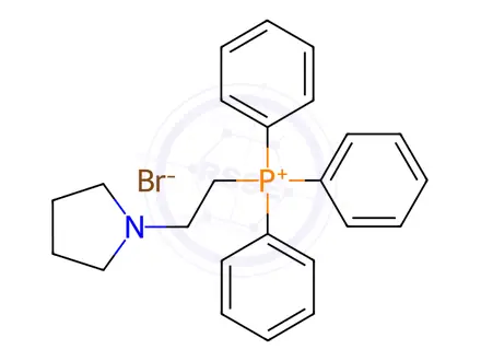 Chemical structure of Triphenyl(2-(pyrrolidin-1-yl)ethyl)phosphonium Bromide