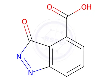 Chemical structure of 3-Oxo-3H-indazole-4-carboxylic acid