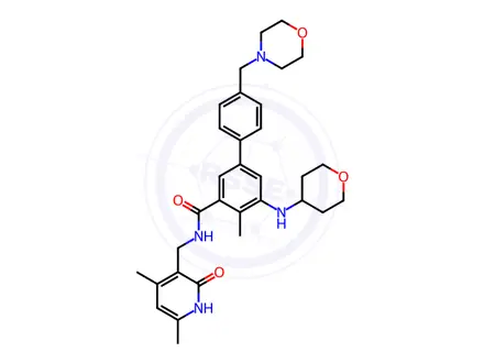 Chemical structure of Igermetostat Impurity 140