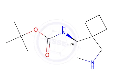 Chemical structure of Tert-butyl (S)-(6-azaspiro[3.4]Octan-8-yl)carbamate