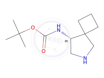 Chemical structure of Tert-butyl (R)-(6-azaspiro[3.4]Octan-8-yl)carbamate
