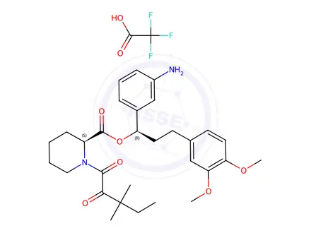 Chemical structure of SLF TFA
