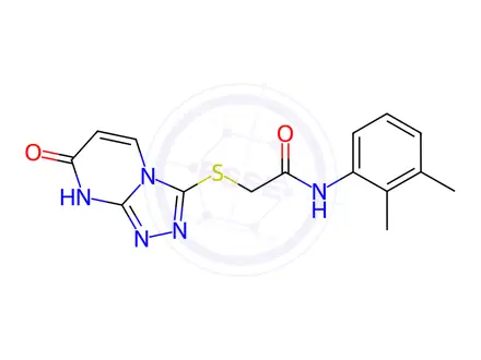 Chemical structure of N-(2,3-Dimethylphenyl)-2-((7-oxo-7,8-dihydro-[1,2,4]triazolo[4,3-a]pyrimidin-3-yl)thio)acetamide