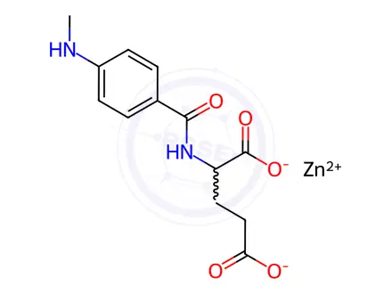 Chemical structure of Methotrexate-Impurity L (Zinc Salt)