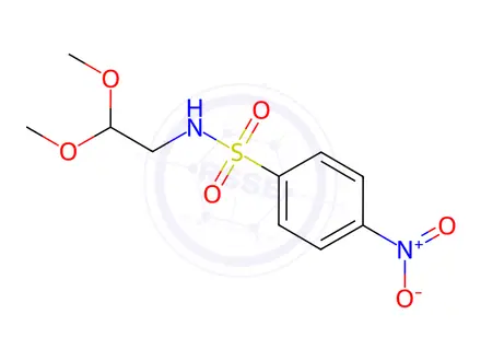 Chemical structure of N-(2,2-Dimethoxyethyl)-4-nitrobenzenesulfonamide