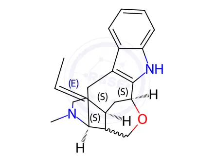 Chemical structure of Taberpsychine