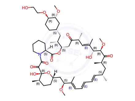 Chemical structure of Everolimus