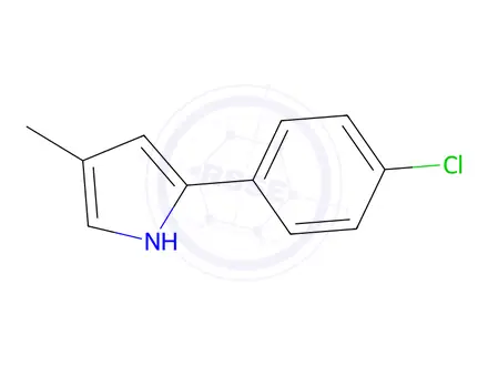 Chemical structure of 2-(4-Chlorophenyl)-4-methyl-1H-pyrrole