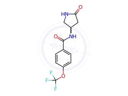 Chemical structure of N-(5-Oxopyrrolidin-3-yl)-4-(trifluoromethoxy)benzamide