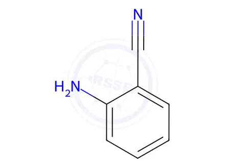Chemical structure of 2-Aminobenzonitrile
