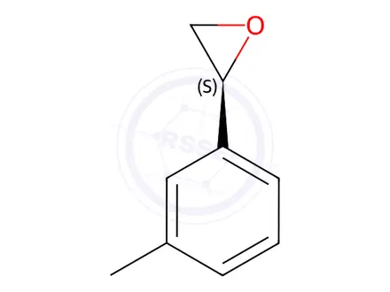 Chemical structure of Oxirane, 2-(3-methylphenyl)-, (2S)-