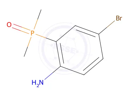Chemical structure of (2-Amino-5-bromophenyl)dimethylphosphine oxide