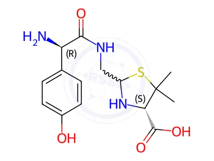 Chemical structure of (5S)-Amoxilloic Acid