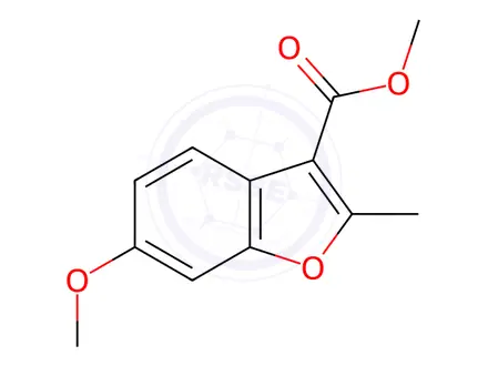 Chemical structure of Methyl 6-methoxy-2-methylbenzofuran-3-carboxylate