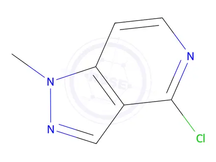 Chemical structure of 4-chloro-1-methyl-1H-pyrazolo[4,3-c]pyridine